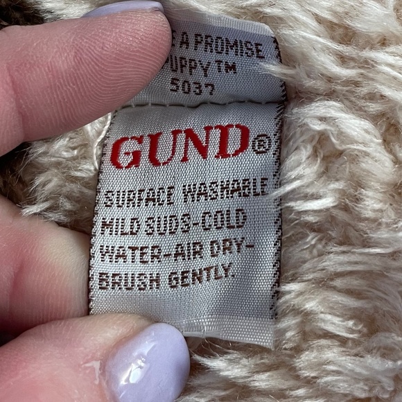 Gund Avon Exclusive Make a Promise Puppy Plush Shaggy Dog Tan 17" Stuffed Animal - Picture 7 of 12